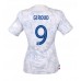 Tanie Strój piłkarski Francja Olivier Giroud #9 Koszulka Wyjazdowej dla damskie MŚ 2022 Krótkie Rękawy